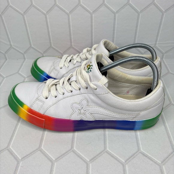 Converse All Star Men's Golf Le Fleur x One Star Ox Rainbow Size 10 - Picture 6 of 11